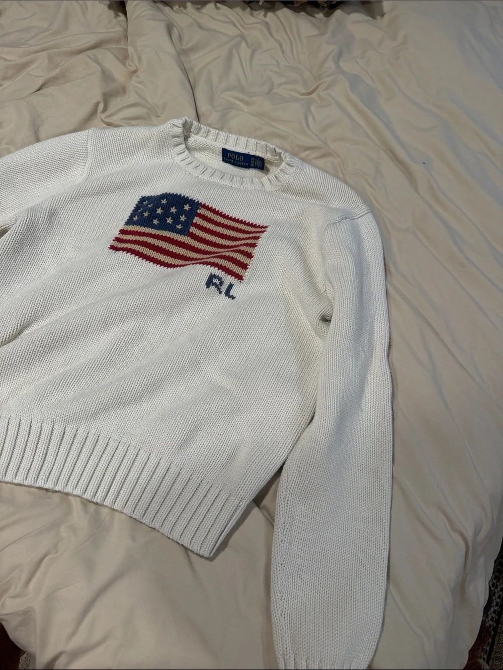 ICONIC flag sweater by Ralph Lauren
